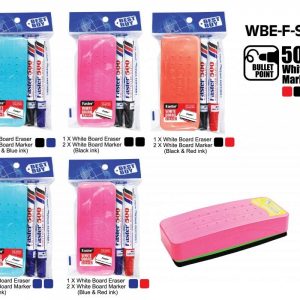 WHITEBOARD ERASER WITH 2PCS 500 WHITEBOARD MARKERS