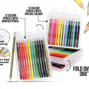 FABULOUS COL. PENCILS 25L WITH PENCIL