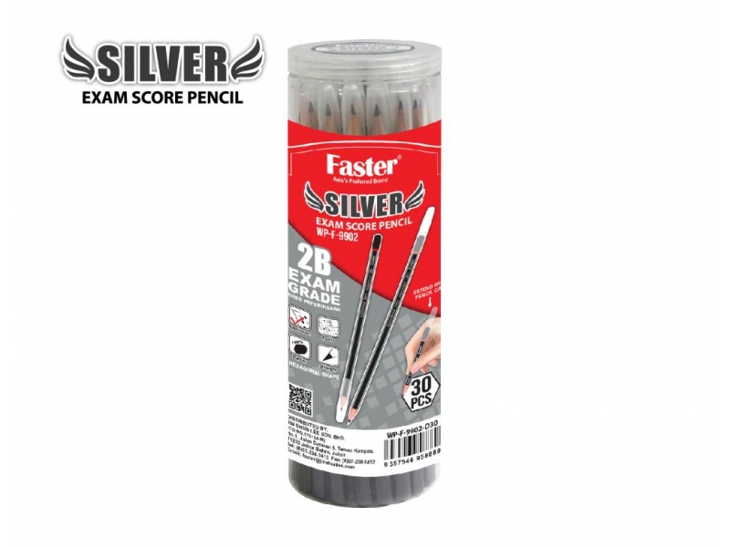 SILVER EXAM SCORE 2B PENCIL DRUM