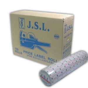DOUBLE RED LINE LABEL ROLL