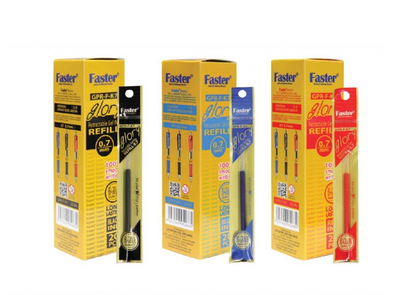 GLORY GEL INK REFILL SET 0.7MM