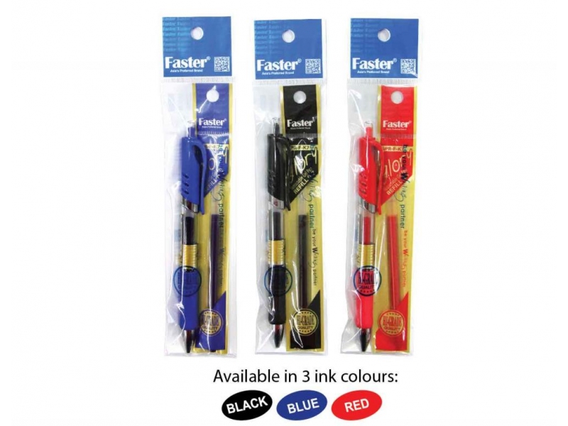 GLORY RETRACTABLE GEL PEN SET 0.7MM
