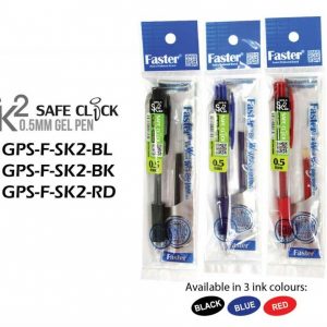 SAFE CLICK GEL PEN SET 0.5MM