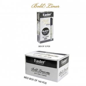 BOLD LINES BLACK COLOUR GEL INK SIGN PEN MEDIUM