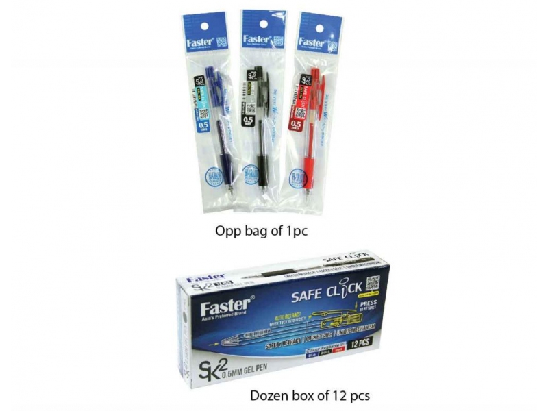 SAFE CLICK 0.5MM GEL PEN