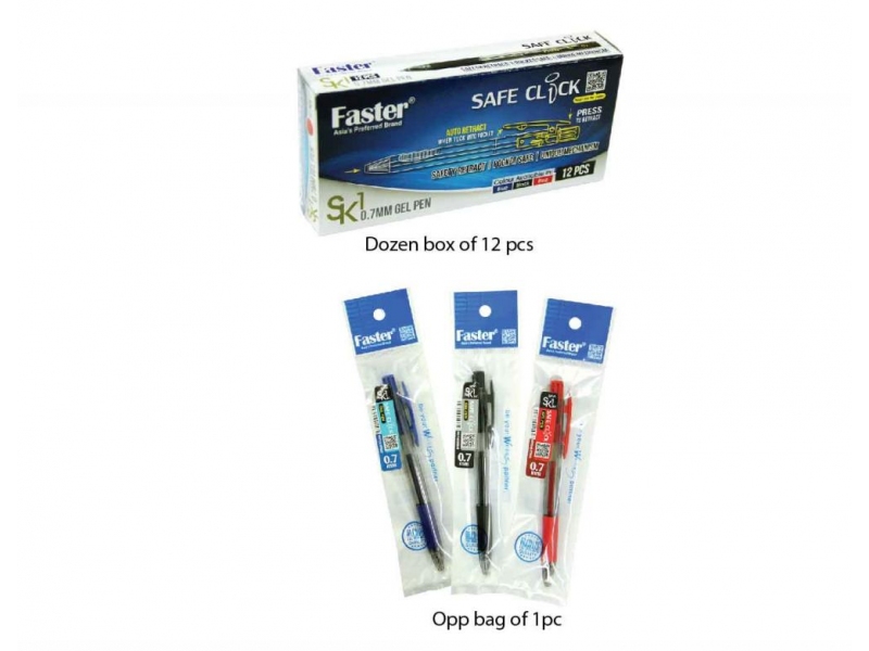 SAFE CLICK 0.7MM GEL PEN