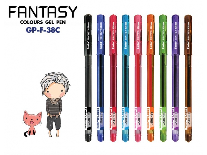 FANTASY COLOURS GEL PEN