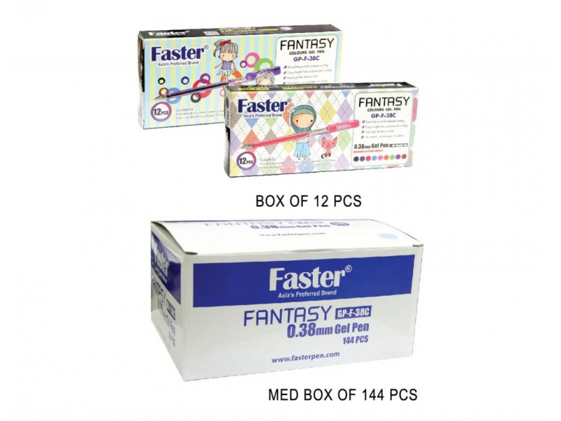 FANTASY COLOURS GEL PEN