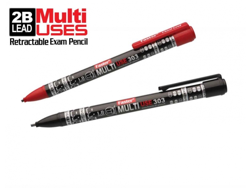 RETRACTABLE EXAM PENCIL 0.5MM