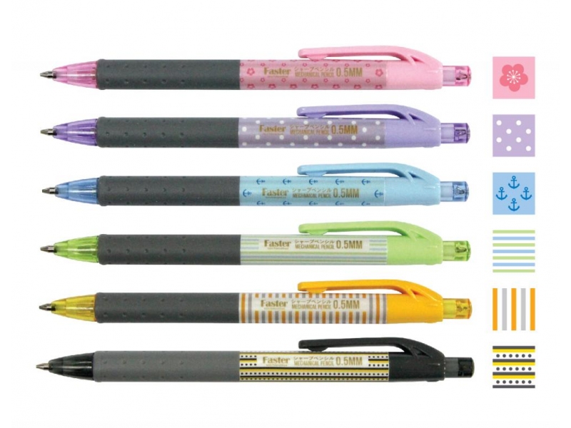 FASTER FANCY MECHANICAL PENCIL 0.5MM