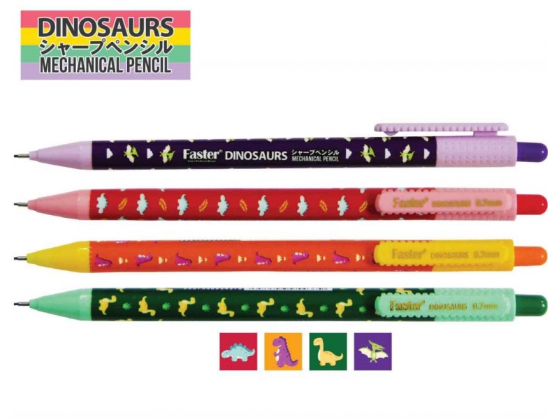 DINOSAURS MECHANICAL PENCIL 0.7MM