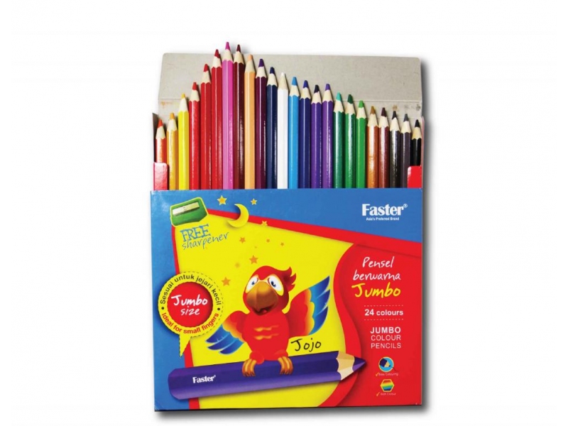 JOJO COLOUR PENCILS 24L