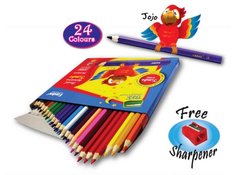 JOJO COLOUR PENCILS 24L