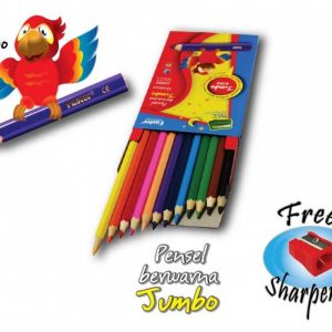 JOJO COLOUR PENCILS 12L