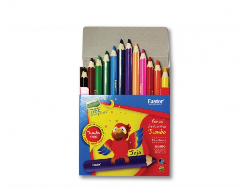 JOJO COLOUR PENCILS 12S