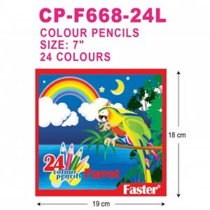 PARROT COLOUR PENCILS 24L