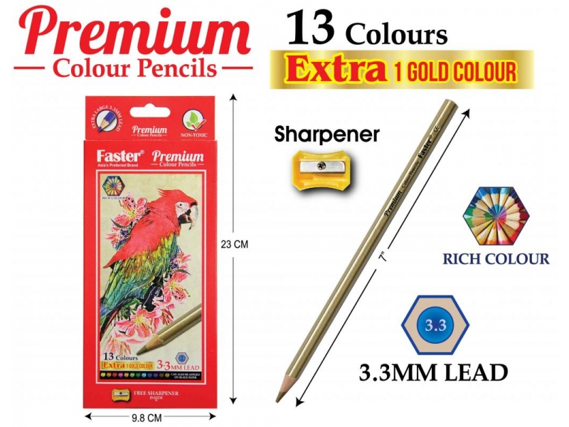 PREMIUM COL.PENCILS 13L