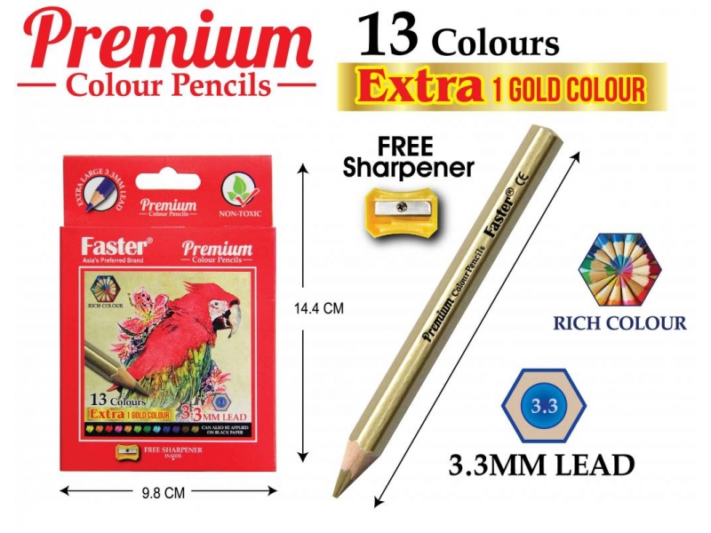 PREMIUM COL. PENCILS 13S