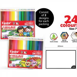 FABULOUS COL. PENCILS 24L