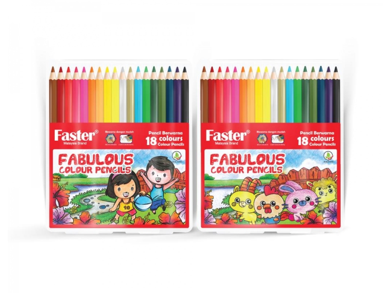 FABULOUS COL. PENCILS 18L