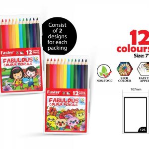 FABULOUS COL. PENCILS 12L