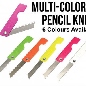 MULTI-COLORED PENCIL KNIFES