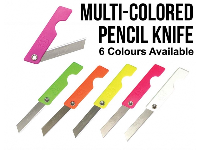 MULTI-COLORED PENCIL KNIFES