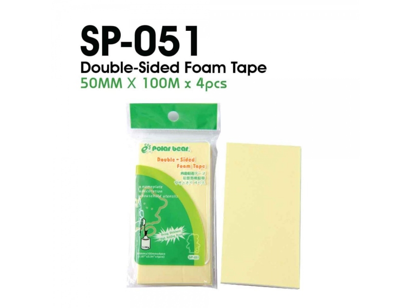 DOUBLE-SIDED FOAM TAPE 50MM x 100M