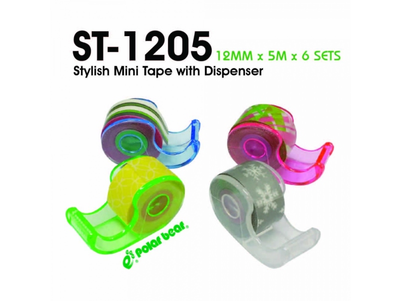 STYLISH MINI TAPE WITH DISPENSER