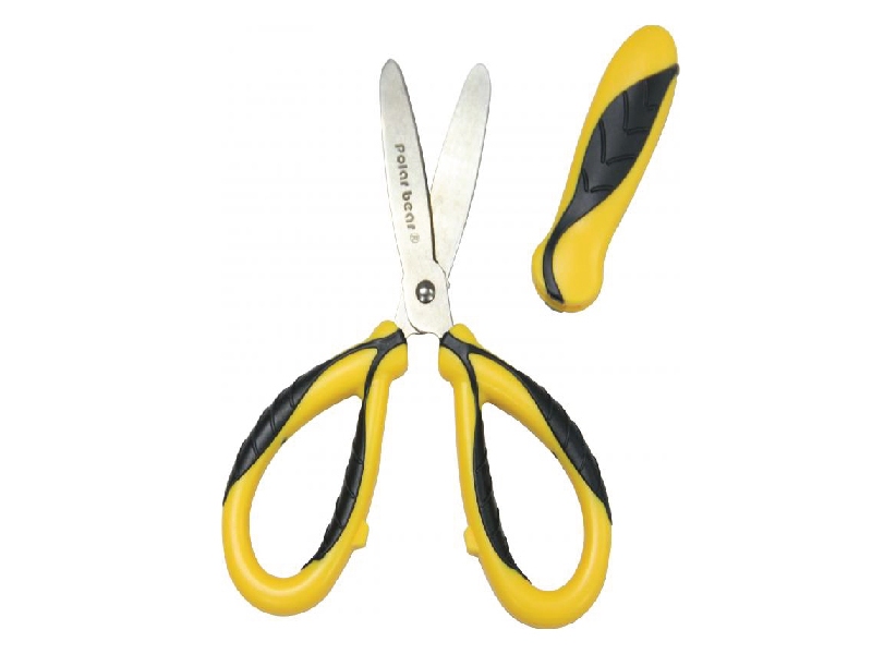 POWER SAVING: Soft Grip Safety Kids Scissors