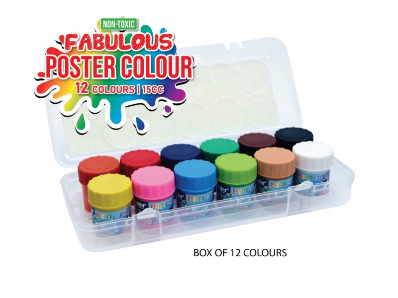 POSTER COLOUR 12 COLOURS