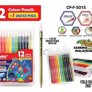 FABULOUS COL. PENCILS 12L WITH PENCIL