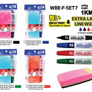 WHITEBOARD ERASER WITH 1PC XL500 WHITEBOARD MARKER